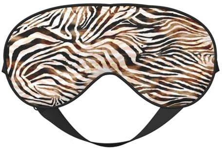 Schlafmaske, Aquarell-Zebra-Augenmasken für Schlaf, Schlafmasken für Damen und Herren, Verdunkelungsaugenabdeckungen für Reisen/Schlafen