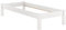 Erst-Holz Weisses Futonbett ohne Kopfteil Kiefer massiv 90x200 Bettgestell ohne Zubehör 60.35-09 W oR