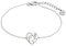 XENOX XS3172 Damen Armband Welt Erde Sterling-Silber 925 Silber 18 cm