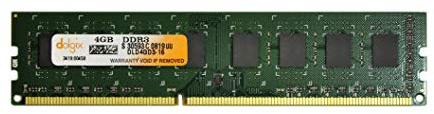 DOLGIX 4GB DDR3 1066MHz PC3-8500 Desktop RAM DIMM 1.5V 240-Pin Memory Upgrade Modules