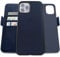 Dreem Fibonacci 2in1 Handyhülle Flipcase für iPhone 12 Pro Max | Magnetisches iPhone Case | TPU Etui Lederhülle Schutzhülle, RFID Schutz, Veganes Kunstleder, Geschenkbox | Königsblau