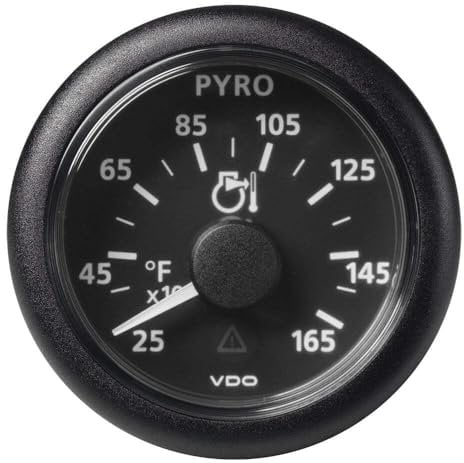VDO Computers Marine 2-1/16 Inch (52mm) Viewline-Temperature Gauge - A2C59512334
