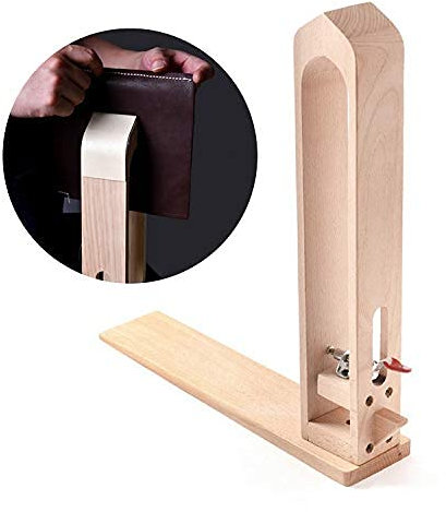 LYFJXX Pince à coudre en bois et cuir - Pour couture à la main