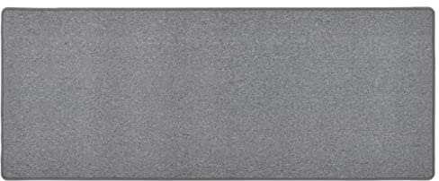vidaXL Rug Washable Home Living Room Bedroom Hallway Decoration Modern Short Pile Floor Carpet Mat Area Rug Rectangular Grey