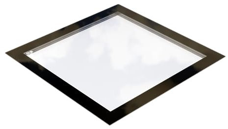 EOS Sunview Seamless Skylight Triple Glazed Toughened or Laminated Glass Rooflight Roof Lantern Window (600mm x 1800mm Toughened)