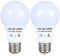 Kicphoo E27 LED Screw Light Bulbs 5W, Non-Dimmable, Warm White 3000K, 40W Equivalent, Non Flicker, Pack of 2