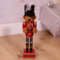 Marco Paul Interiors Marco Paul Large Deluxe Teddy Bear Drum Parade Nutcracker Christmas Ornament Wooden Use Large 60cm Nut Cracker Xmas Statue Traditional Festive Figurine Novelty Decor, 38cm