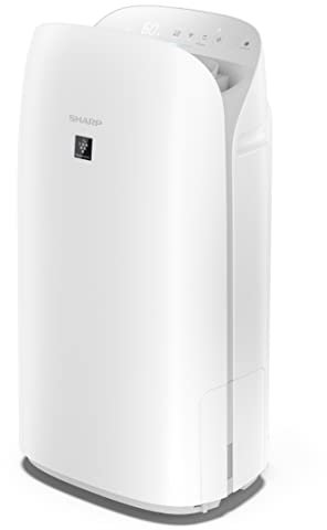 SHARP UA-KCP100U-W Air Purifier with Humidification, IoT functionality, Plasmacluster Ion Technology, 3 levels HEPA filter system, 2L capacity, Air Flow 108-600 m3/h, for rooms up to 75m2