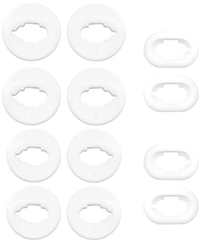 OTOTEC 12Pcs Earphone Eartips Replacement Compatible with Samsung Galaxy Buds Live 2020 Earphones Silicone Earbuds Wingtips S M L Size White