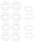 OTOTEC 12Pcs Earphone Eartips Replacement Compatible with Samsung Galaxy Buds Live 2020 Earphones Silicone Earbuds Wingtips S M L Size White