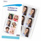 INDIGOS UG - Passbild Aufkleber 150x192 mm - personalisierte Fotosticker für Freundebuch, Kindergarten, Schule, Bewerbung und Dokumente