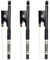 Geigenbogen 3 STÜCKE Advanced Silver Braided Carbon Fiber Violinbogen Für 4/4 Größe Fiddle Ebony Frog Violinist Player