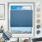 Plissee ohne Bohren verdunkelung Klemmfix Blau 85x130cm Verdunklungsplissee Thermo plissee 100% Blickdicht