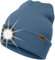 ATNKE LED Beleuchtete Mütze mit Licht,Wiederaufladbare USB 4 LED Beleuchtete Laufmütze Extrem Heller Lampe Winter Warme Stricken Mütze Technik Geschenke für Herren und Damen/Shadow Blue