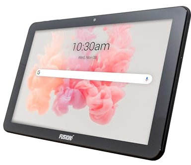 Fusion5 2023 10.1 Android 13 Tablet, F202 v2 Full HD Ultra Slim Tablet PC (128GB Storage, 4GB RAM, Octa Core CPU, WiFi, Bluetooth, 1920x1200 IPS Screen, Type C, 13MP & 5MP Cameras)