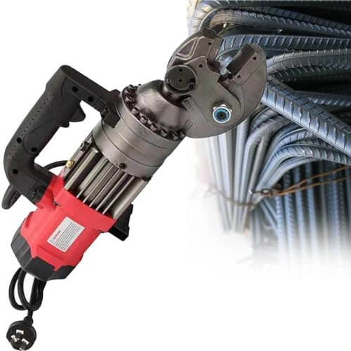 Taglierina Elettrica per Tondo per Cemento Armato, Troncatrice Idraulica Portatile Da 850 W, Utensile Da Taglio Elettrico per Corda D'acciaio Ad Alta Velocità Di Taglio Da 4-16 Mm 2-2,5 Secondi
