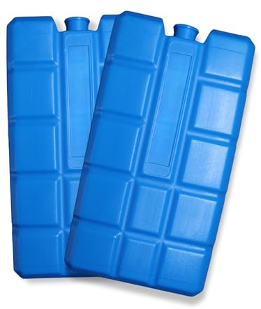 Kühlakku blau, Ideal zum kühlen für Kühltaschen & Boxen, schnell gefrierend, 12 Stunden Kühldauer, wiederverwendbar, 200 g