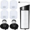 YUETTYY 8PCS Replacement Filters Kit for Shark ICZ362H / IC160 / IC162, 1x Long Filter Screen Powered Lift-Away Cordless Vacuum Cleaners Parts Accessory Sets