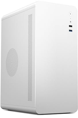 ionz Desktop Computer, AMD Ryzen 5 5600G, 16GB RAM, 480GB SSD, Windows 11 Pro,KZ 32 White