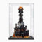 Acrylvitrine Kompatibel mit Lego 10333 Herr der Ringe Modellset, Staubdichte Transparente Vitrine Aufbewahrungsbox (nur Vitrine) (Transparent)