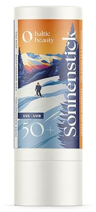 Baltic Beauty Premium SunCare - Sonnenstick Winter Edition - SPF50 PLUS - Hochwertiger Sonnenschutz Stick ohne Weißeln, speziell für Winterbedingungen und empfindliche Haut