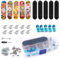 Anmahe Fingerboard,A Box of Finger Skateboards,Finger Board Cartoon Pattern,Pro Finger Board Mini Finger Skateboard,Reduce Pressure for Office Workers and Students(With Repair Tools)