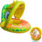 Salvagente Bambini, Salvagente Gonfiabile Bambini, Parasole Gonfiabili Neonato, Salvagente Barca Baby Float, Anello di Nuoto per Neonato, Anello di Nuoto Gonfiabile Float con Parasole (Dinosauro)