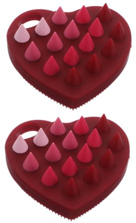 Ipetboom Silikon-kopfhaut-massagebürste Haarwasch-duschbürste Zur Schuppenentfernung Doppelseitiges Massagegerät Für Hause Und Unterwegs