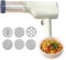 Machine électrique Idiyappam et pâtes - Presse à pâtes portable sans fil - Machine à pâtes automatique 6 en 1 - Outils de cuisine polyvalents pour Idiyappam, pâtes et nouilles maison (blanc)
