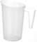 HENDI Jarra medidora apilable - 1 L - ø124x(H)170 mm (Paquete de 10)