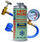 FreezeECO Set de 2 unidades: gas 2 en 1 con aceite refrigerante 235 g tipo A + manguera de manómetro de 15/30 cm FE tipo A [R134a/R12 equivalente – coches 1995 – 2016] tipo A (11,5 mm) 235 g