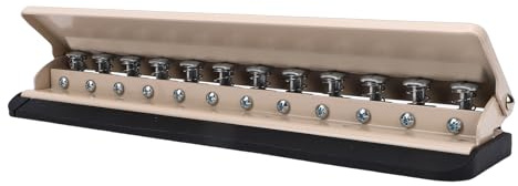 Luocute Discbound Locher, 12 Löcher, Pilzform, für A4, A5, B5, A7-Planer, mit Ergonomischem Griff und Metall-ABS-Konstruktion, für Notizensystem und Bürogebrauch