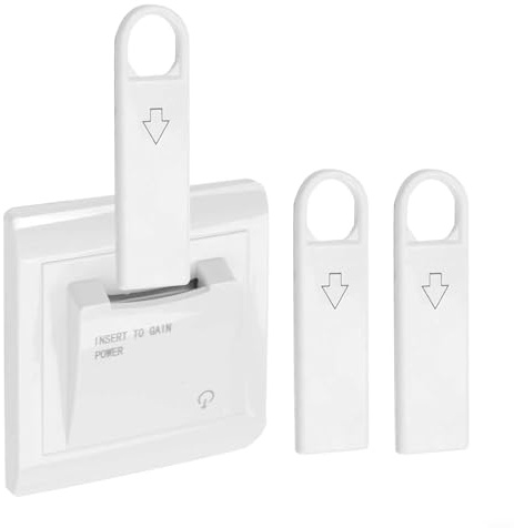 CYRENT Interruttore di alimentazione della carta dell'hotel 40A 86 Tipo con 3 schede Soluzione di risparmio energetico Supporta 8800W Nessun ritardo interruzione di potenza per condizionatore d'aria