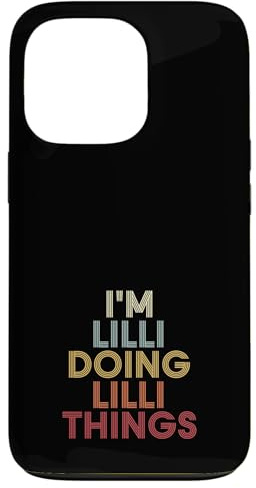 Custodia per iPhone 13 Pro Lilli Name Lilli Personalized Name First Given