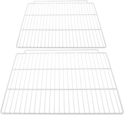 PRETYZOOM Kühlschrank Regaltrenner 2 Stück Metall Drahtgitter 45X35cm Einlegeboden für Gefrierschrank und Kühlschrank Schubladenrahmen