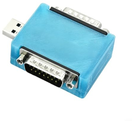 Wodsty Adapter kompatibel mit SNAC NEO DB15 Controller, Plug-and-Play Konverter kompakt für Retro Gaming Konsole Zuhause Schwarz(Blue)