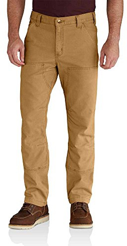 Carhartt Men's Rugged Flex Rigby Double Front Pant, Tarmac, 33 x 30