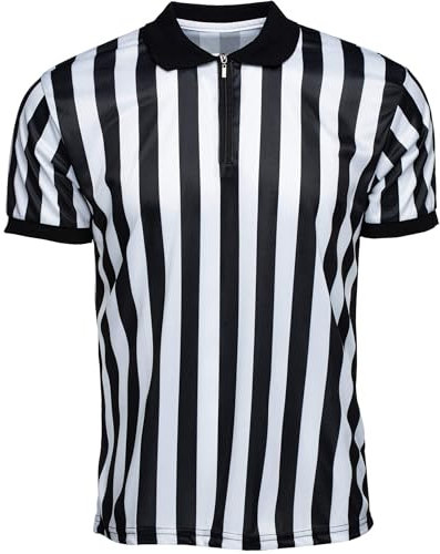 Murray Sporting Goods Men’s Referee Shirt Collared | Official Mens Ref Shirt Jersey Short Sleeve - Football Halloween Costume
