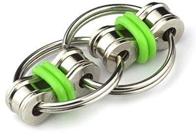 Dekomprimierung Anhänger Schlüsselanhänger Fidget Keyring Kette Schnalle Entlastet Druck Spielzeug Metall Hand Spinner-Spielzeug