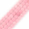 SHGbeads 6mm Frost Matte Pink Rose Quartz Crystal Semi Precious Gemstone Round Loose Beads for Jewellery Making DIY Handmade Craft Supplies 15