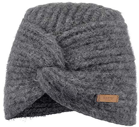 Barts Damen Witzia Turban Baskenmütze, Grau (Dark Heather 0019), One Size (Herstellergröße: Uni)