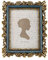 Sunlit Vintage-Bilderrahmen, 12,7 x 17,8 cm, luxuriöser antiker Bilderrahmen mit Glasfront, Foto-Display, Tisch-Wandbehang, Geschenkideen, Gold und Blau