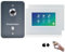 MATHFEL 4 Draht Video Türsprechanlage Gegensprechanlage 7'' Monitor Klingel Farb, 1x7'' Monitor mit WLAN Schnittstelle