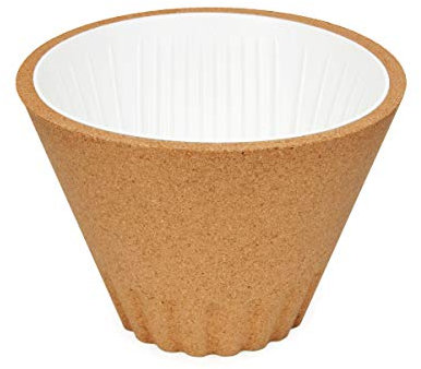 Suck UK Cork Coffee Dripper | 1 Cup Artisan Coffee Filter & Maker | Pour Over Coffee Maker & Machine Alternative | Brown, 1 Count