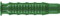 SPAX 4100000600307 Dübel SD 6X 30 Nylon Inhalt: 80 Stück, grün, 6x30 mm