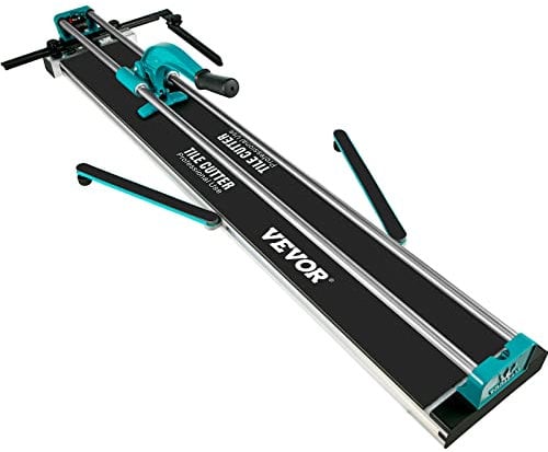 VEVOR Tile Cutter, 48in/1200mm Manual Ceramic Floor Tile Cutter, All-Steel Frame Cutting Machine, Precise Tile Cutter Tools w/Laser Guide & Tungsten Carbide Wheel, Large Tile Cutter for Porcelain