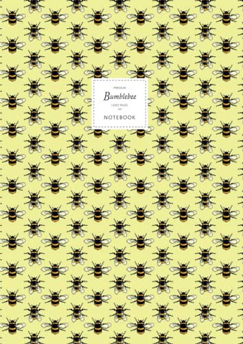 Bumblebee Notebook - Lined Pages - A4 - Premium: (Yellow Edition) Fun notebook 192 lined pages (A4 / 8.27x11.69 inches / 21x29.7cm)