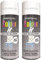 2 x 400ML White Primer Spray Paint Metal Plastic Wood Paint MATT Finish Quick Drying Primer All Purpose Primer for Interior and Exterior