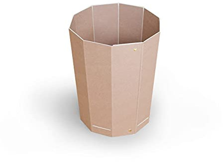 Papierkorb Chuck the Paperbin in braun - 15 Liter - 100% plastikfrei - Design made in Berlin