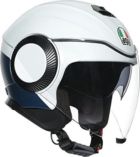 AGV Herren 8051019340337_214821A2L0_009_XS Motorrad Helm, Schwarz
